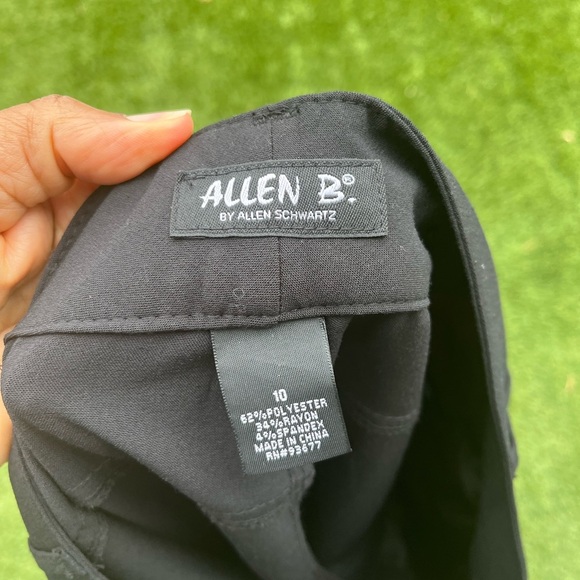 Women’s Black Pants with Side Stripes by Allen B size 10 - Picture 4 of 4